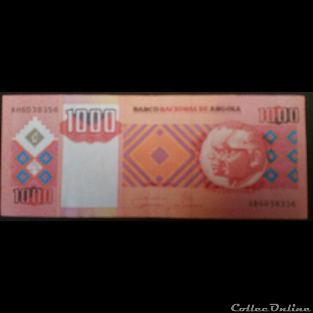 1000 Kwanzas 2011 billet afrique angola 1000 kwanzas 2011