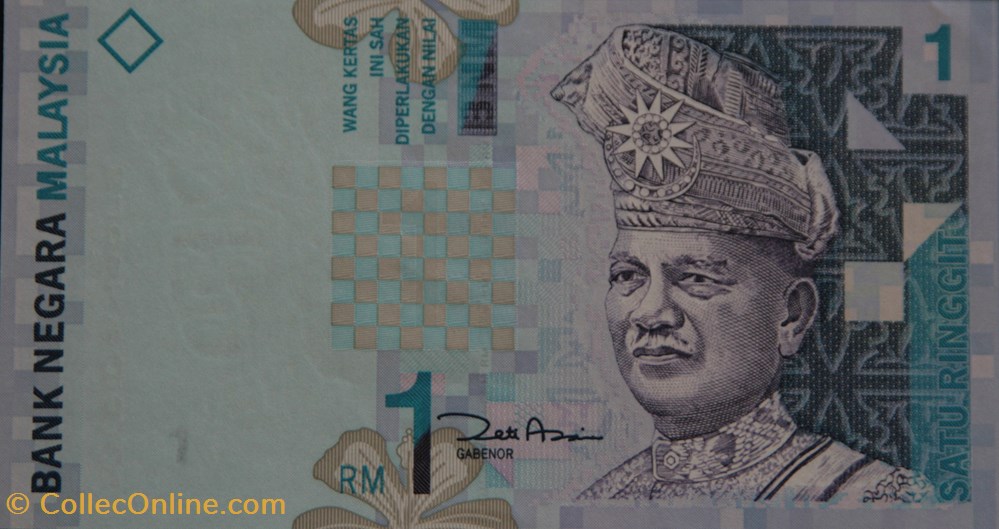 1 Ringgit Malaisien de 2000 billets asie 1 ringgit malaisien de 2000