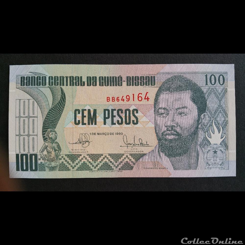 100 Pesos 1-03-1990 billet afrique guinee bissau 100 pesos 1 03 1990