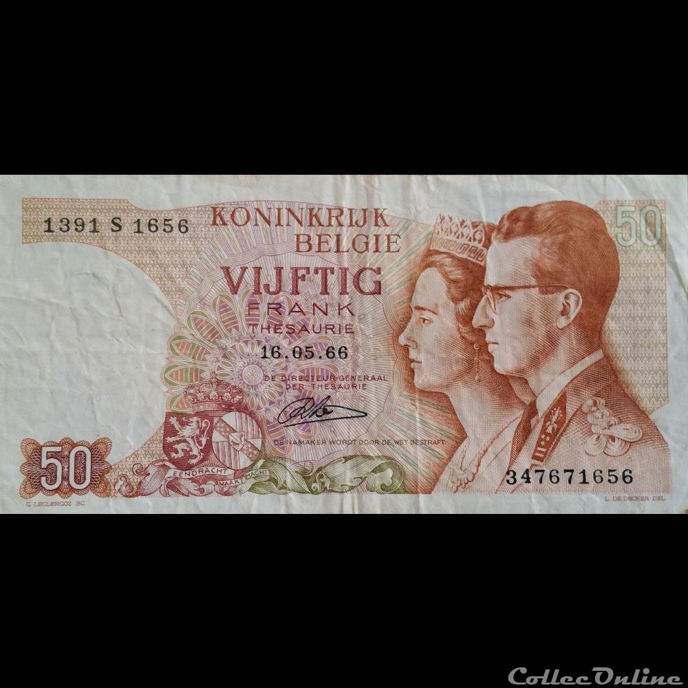 50 Francs Belge 16-05-66 billet belgique afrique du sud 50 francs belge 16 05 66