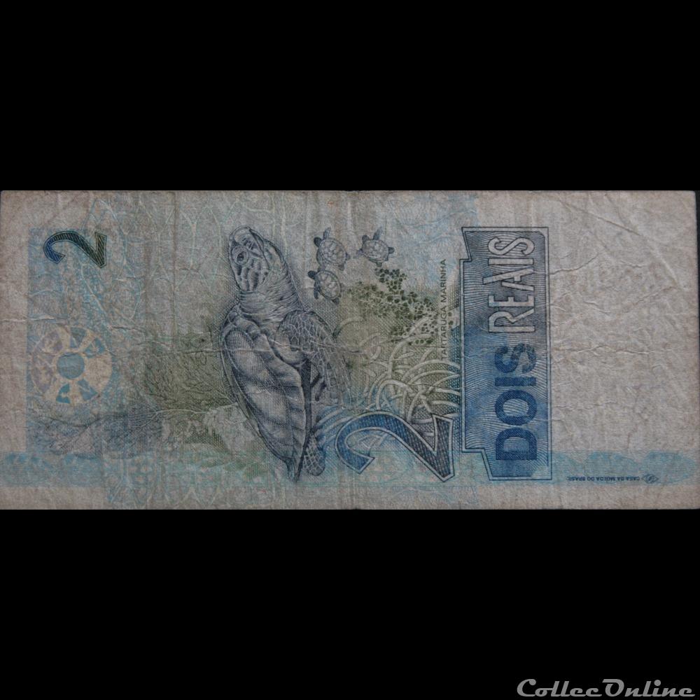 2 Réal 1994 billet amerique du sud bresil 2 real 1994