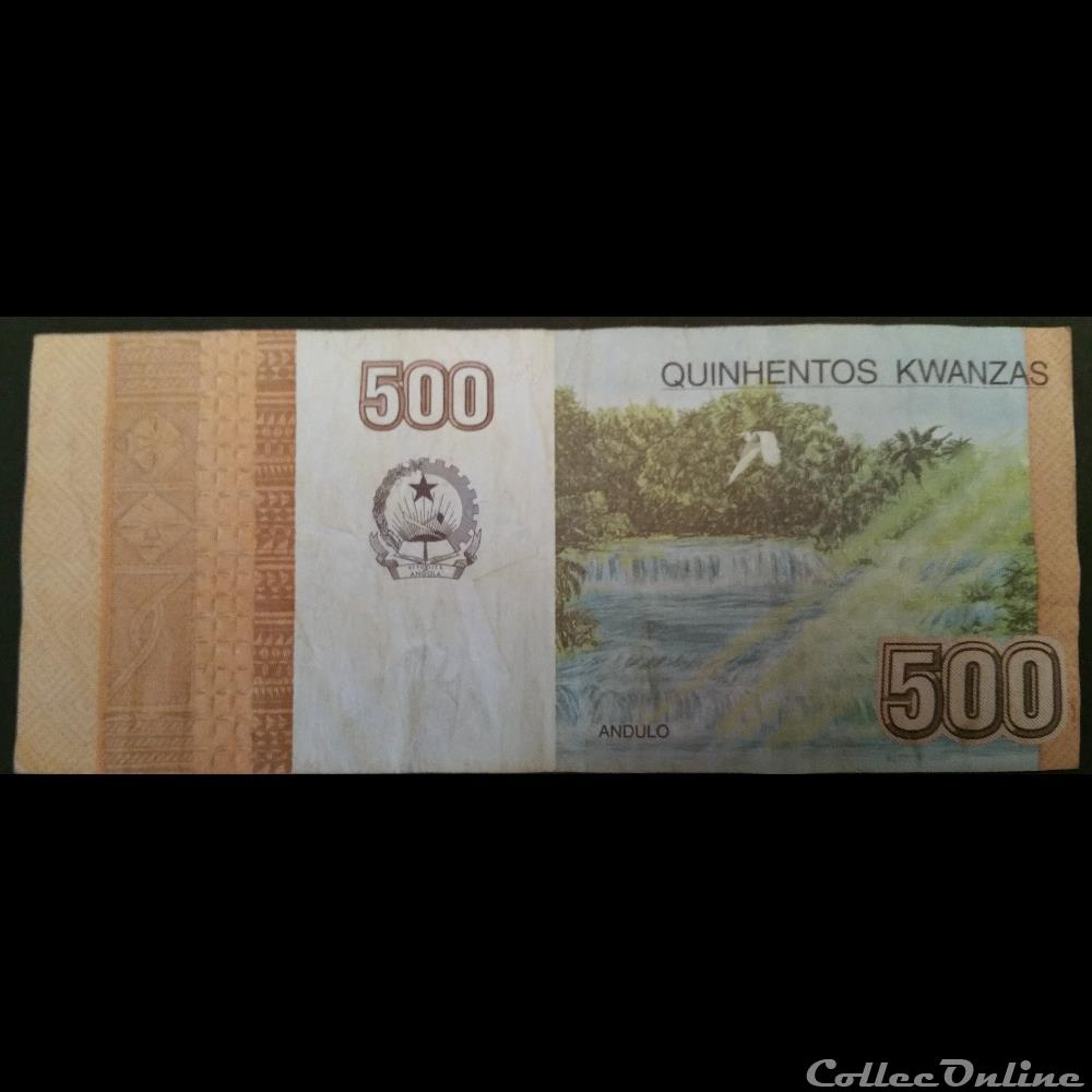 billet afrique angola 500 kwanzas 2012