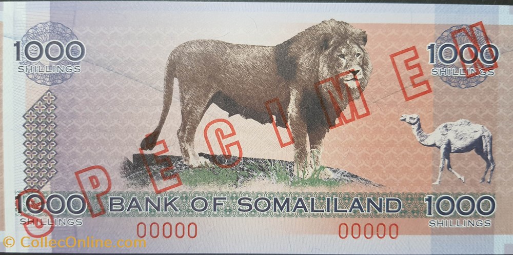 billets afrique somalie 1000 shilling 2006