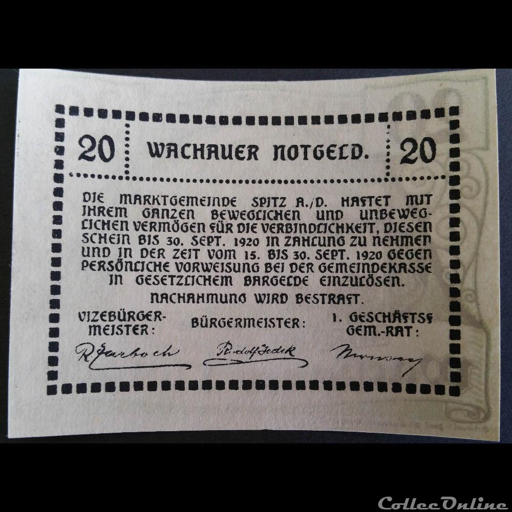 20 Heller Emmersdof billet europe autriche 20 heller emmersdof