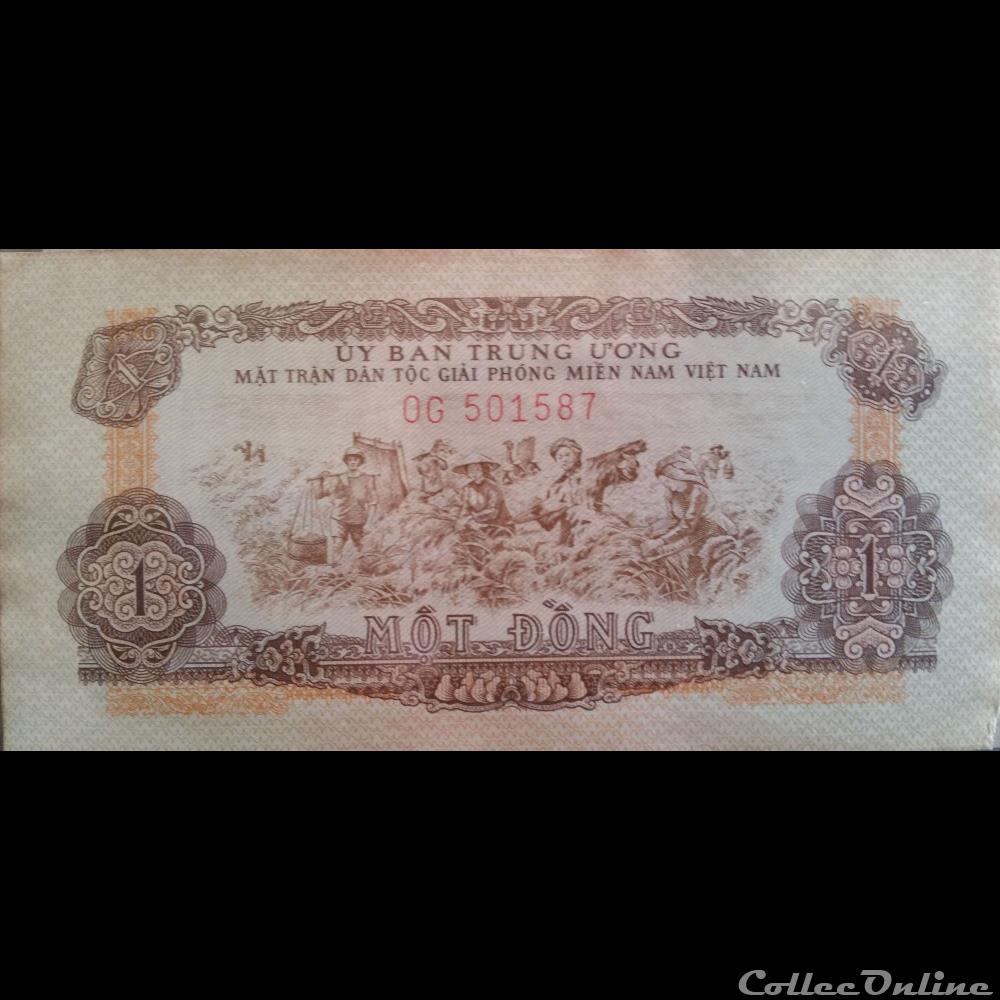 1 Dong billets asie vietnam 1 dong