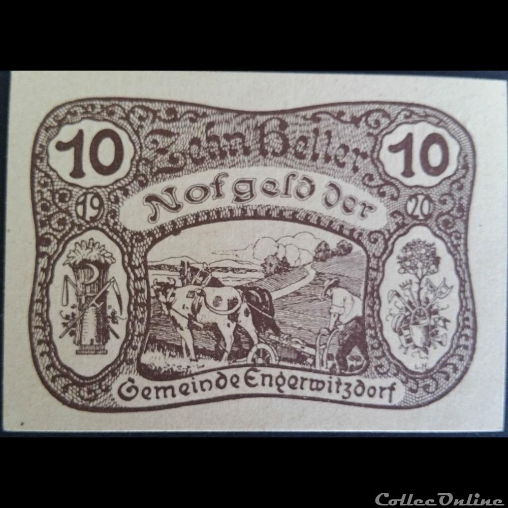 10 Heller 24-4-1920 billet europe autriche 10 heller 24 4 1920