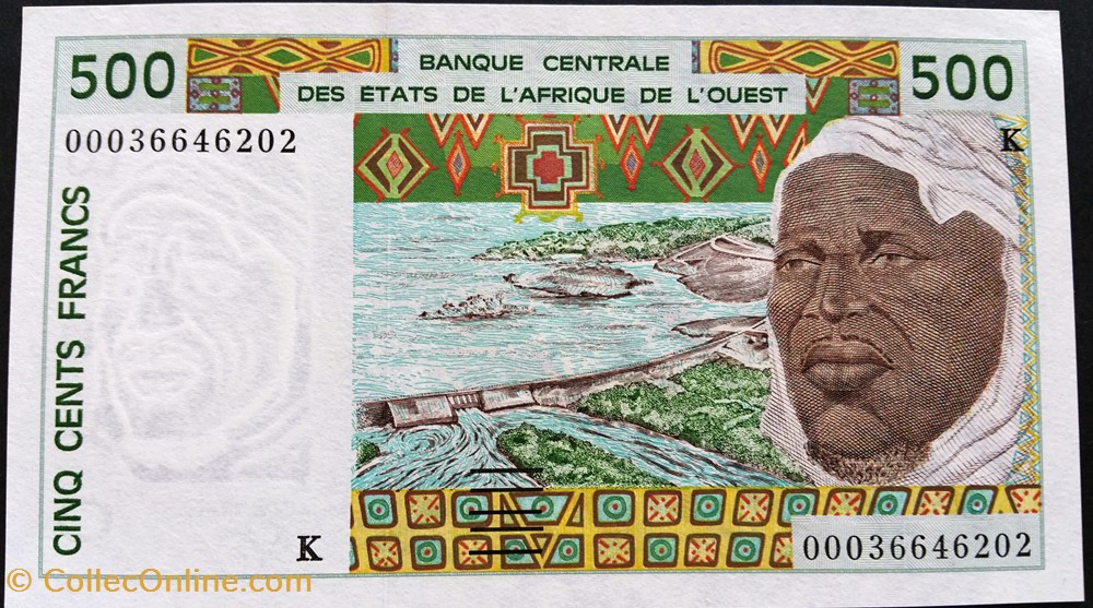 500 Francs Afrique de l'ouest billets l 500 francs afrique de ouest