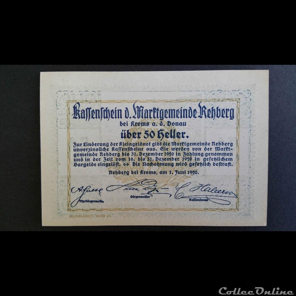 50 Heller billet europe autriche 50 heller
