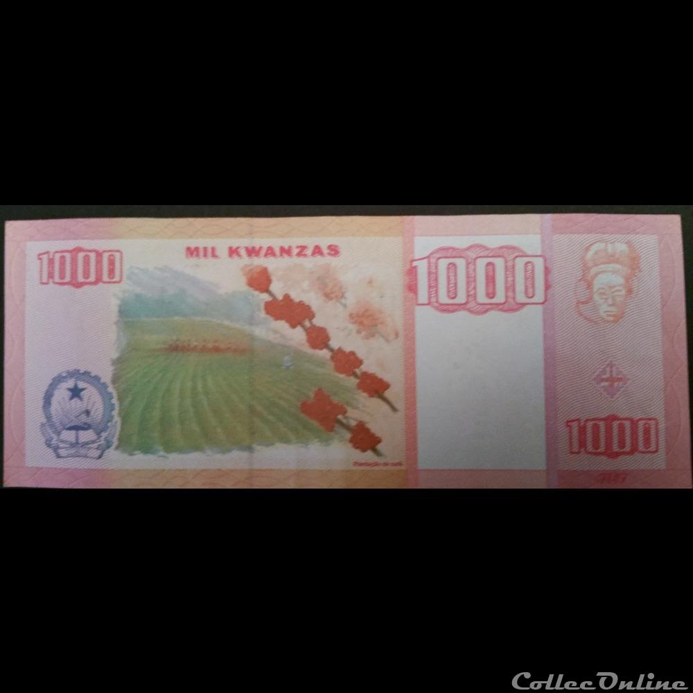 1000 Kwanzas 2011 billet afrique angola 1000 kwanzas 2011