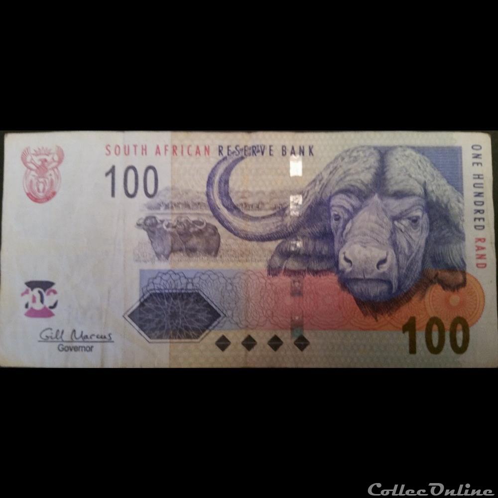 100 rand ÉMISSIONS DE 2005 billet afrique du sud 100 rand emissions de 2005
