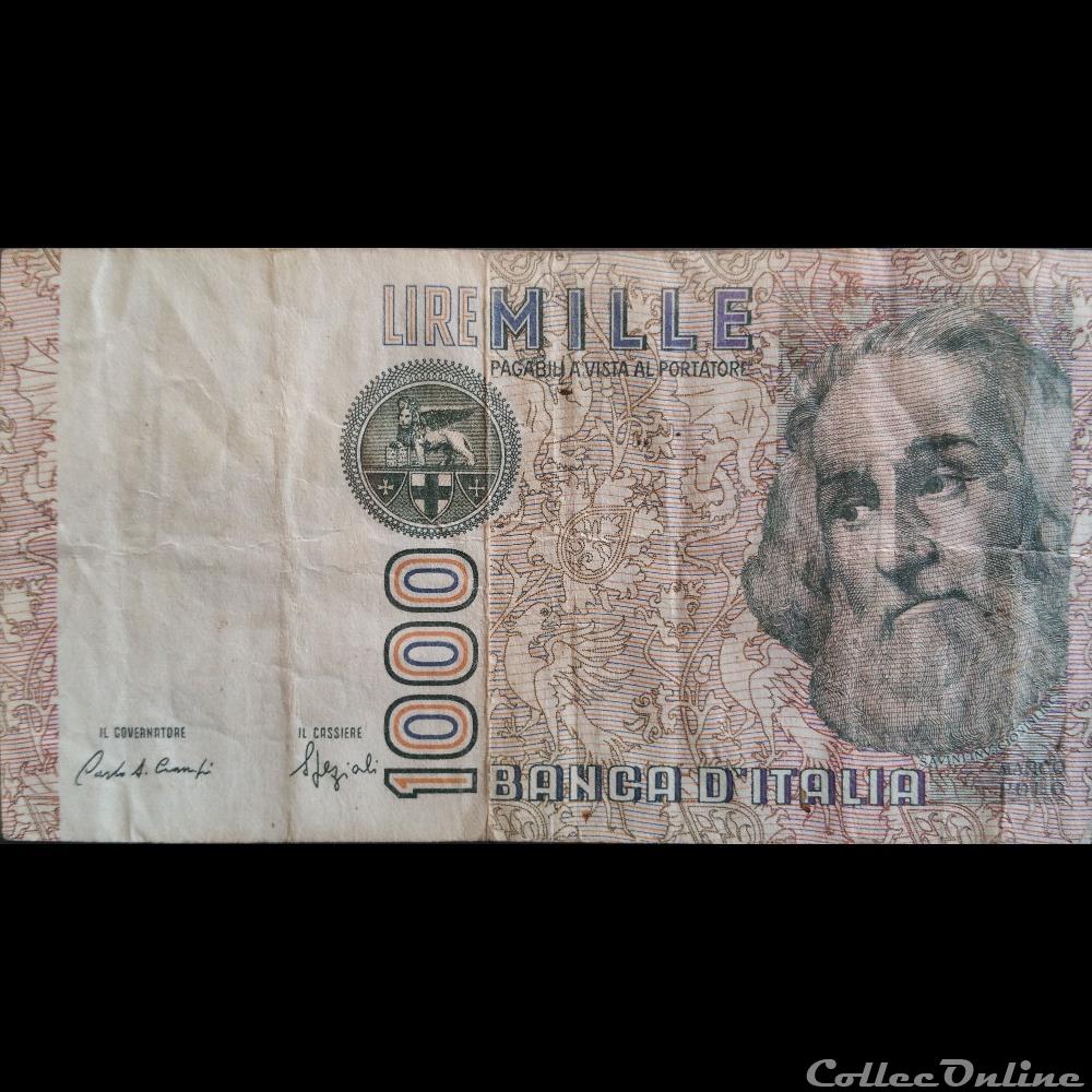 1000 Lire -Marco Polo- 1992 billet italie republique du congo 1000 lire marco polo 1992
