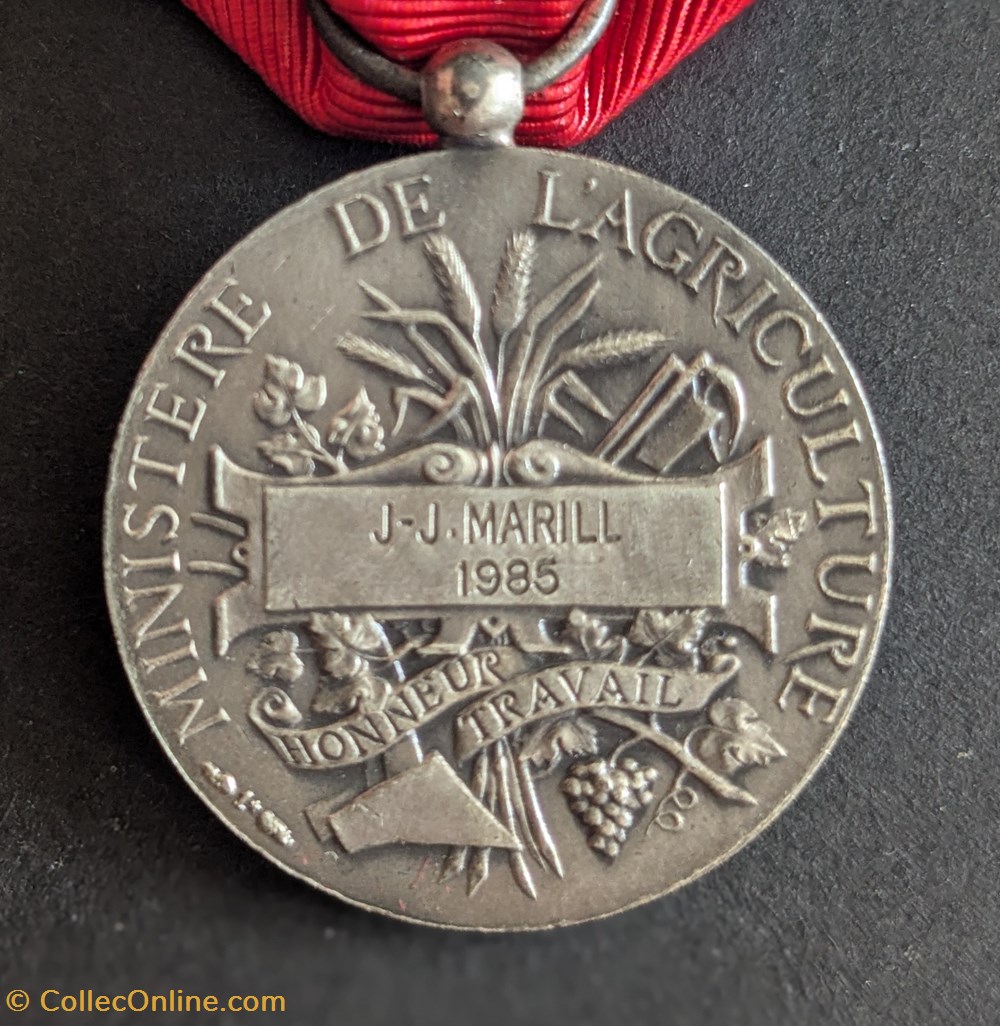 Médaille d'Honneur Agricole medailles france medaille honneur agricole