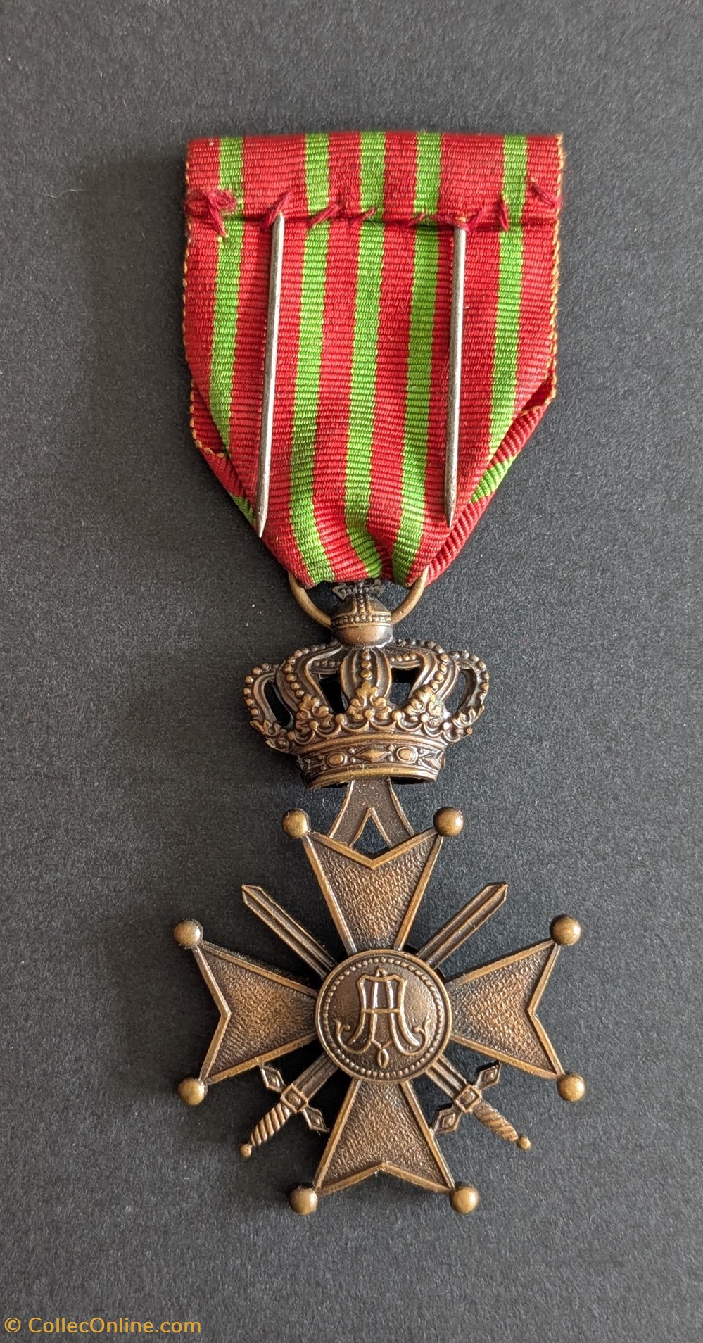 medailles belgique g1 croix de guerre 1914 1918 variante 2