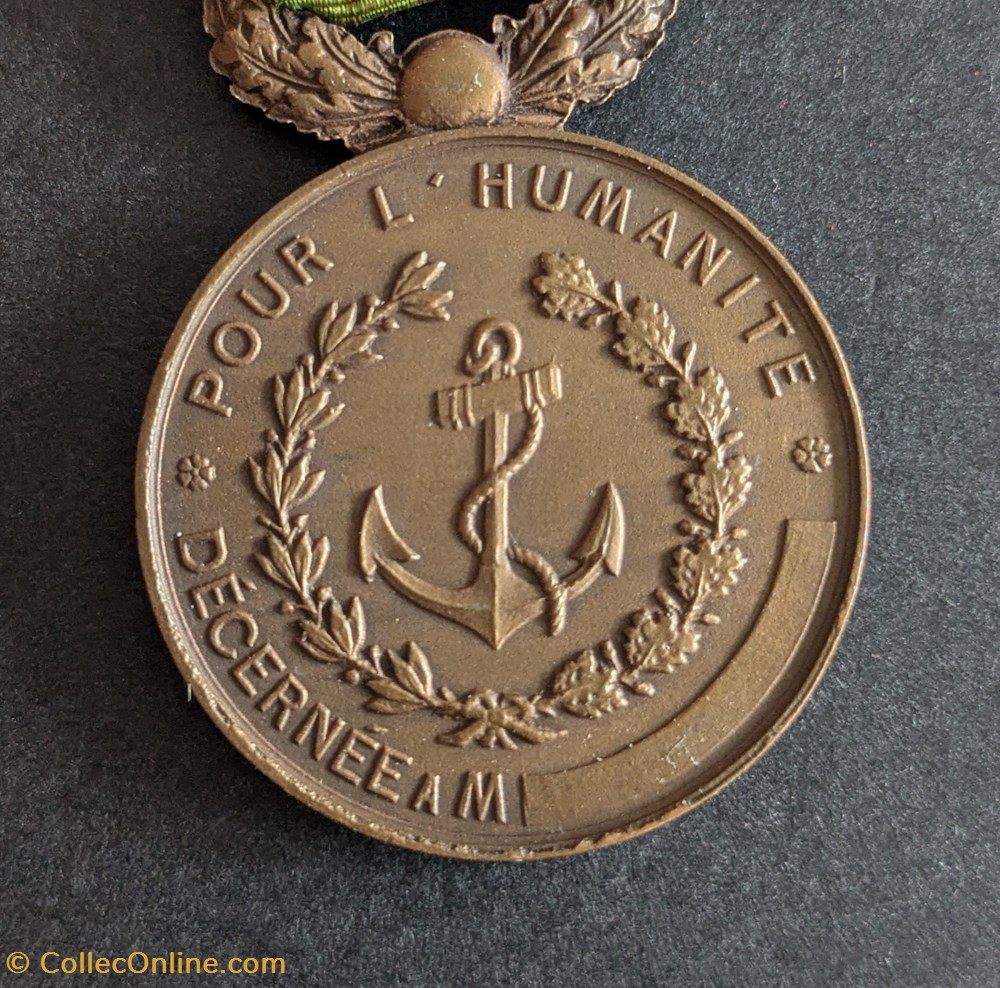 medailles medaille de la compagnie maritime de sauvetage du rhone