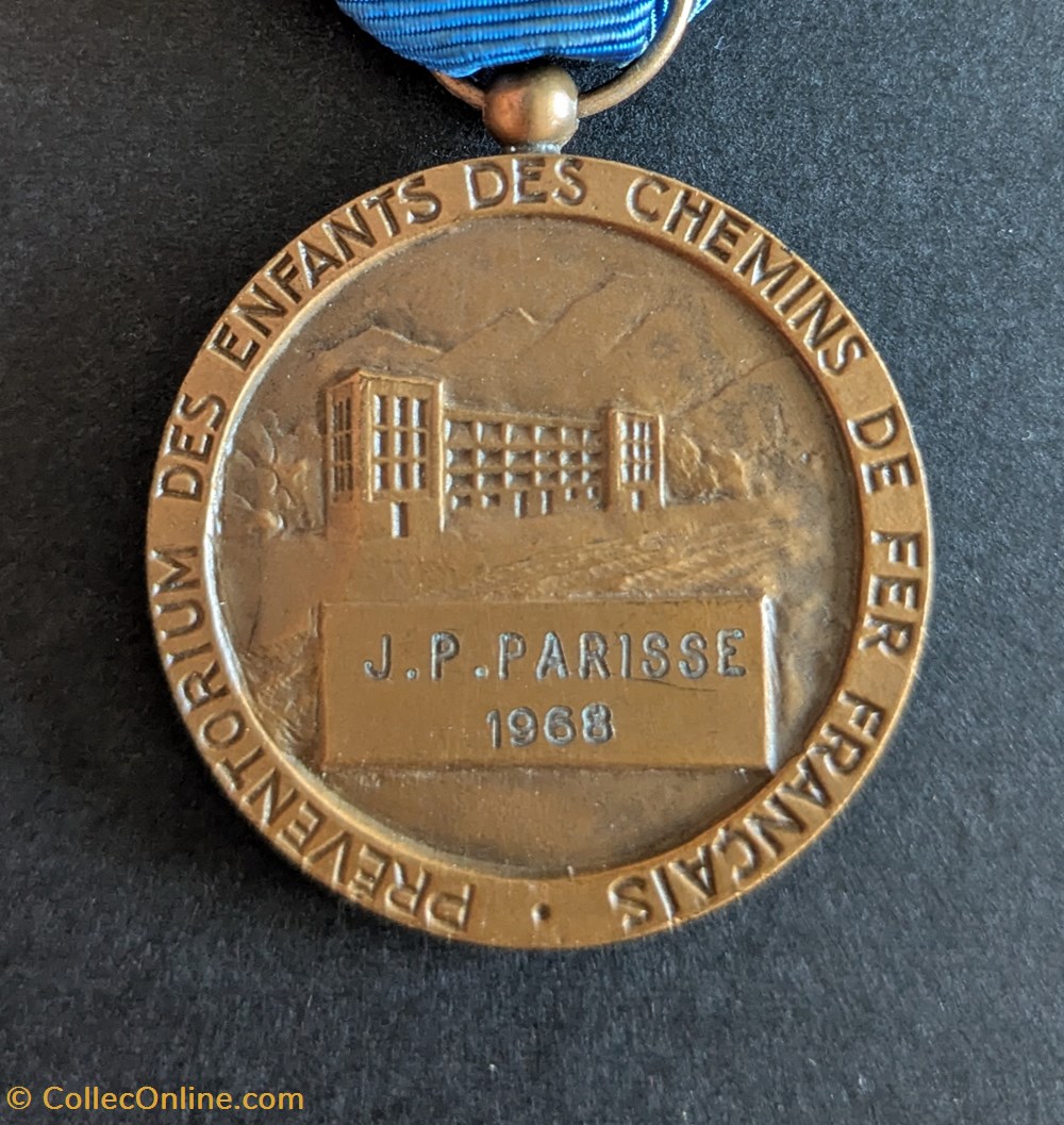 medailles medaille du preventorium des enfants des chemins de fer francais