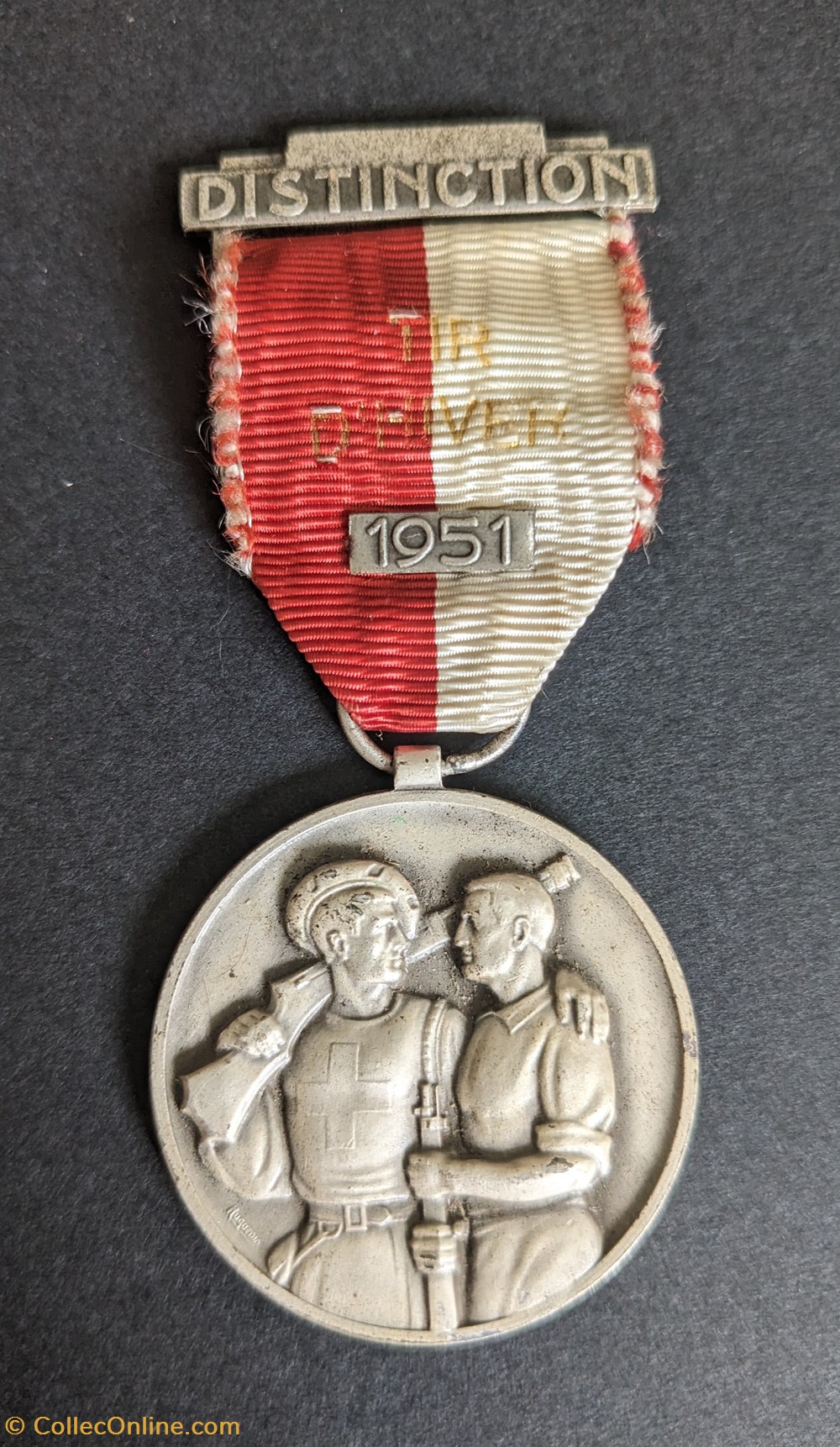 medailles suisse medaille du prix de tir hiver 1951
