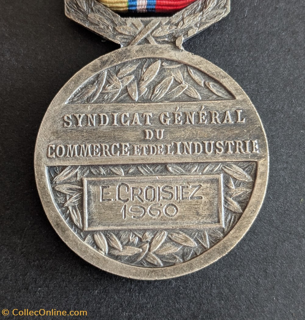 Médaille du Syndicat Général du Commerce et de l'Industrie medailles france medaille du syndicat general du commerce et de industrie