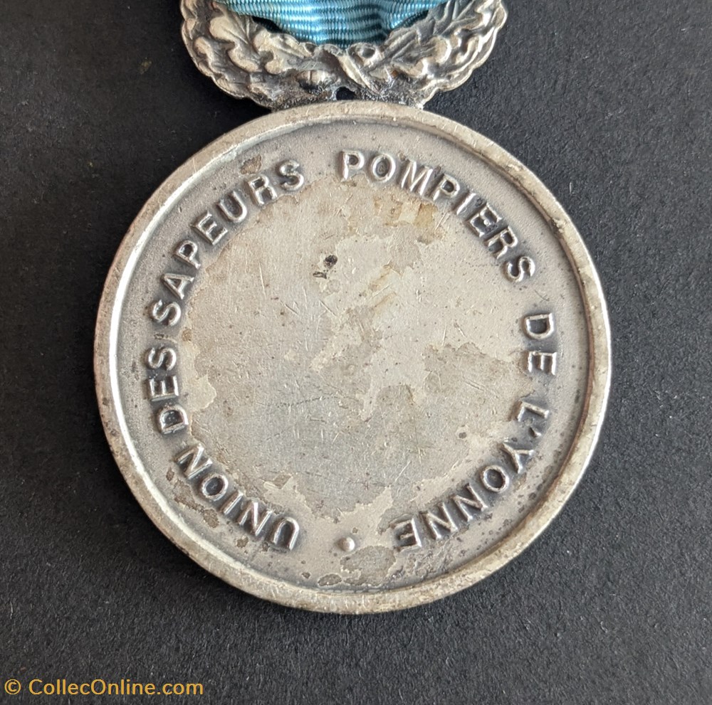 medailles france medaille de union des sapeurs pompiers de yonne