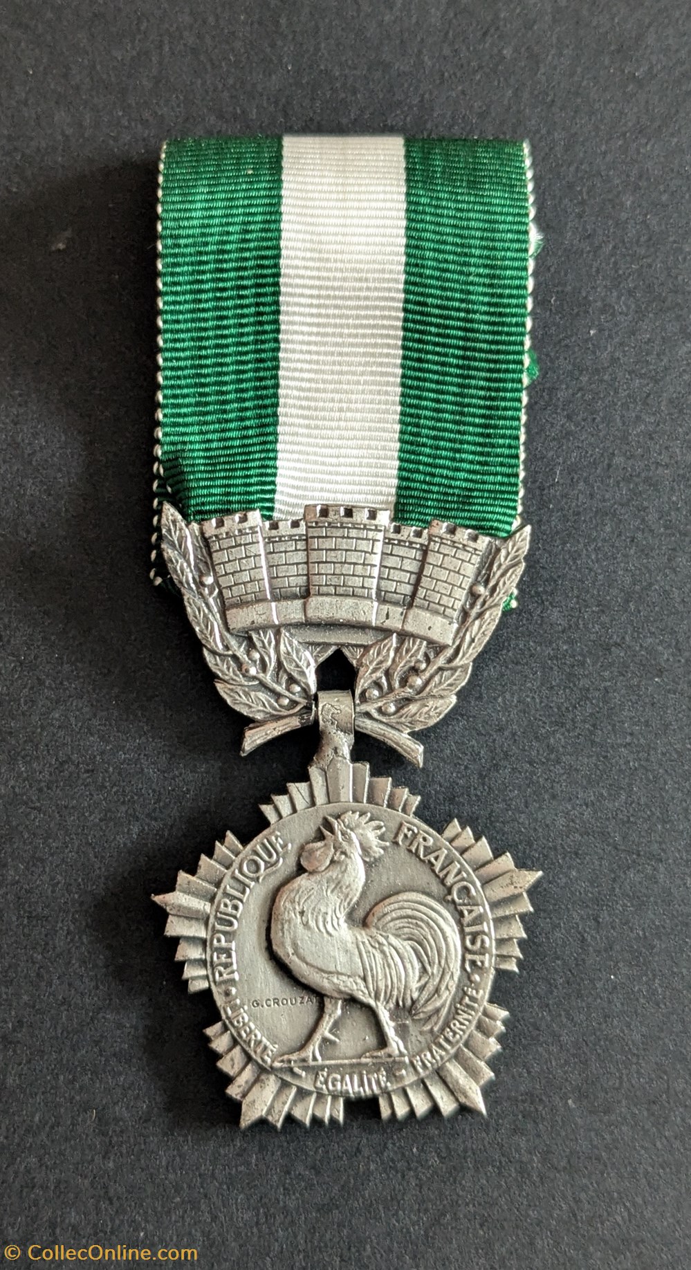 RDC - Médaille d'Honneur Départementale et Communale medailles france rdc medaille honneur departementale et communale