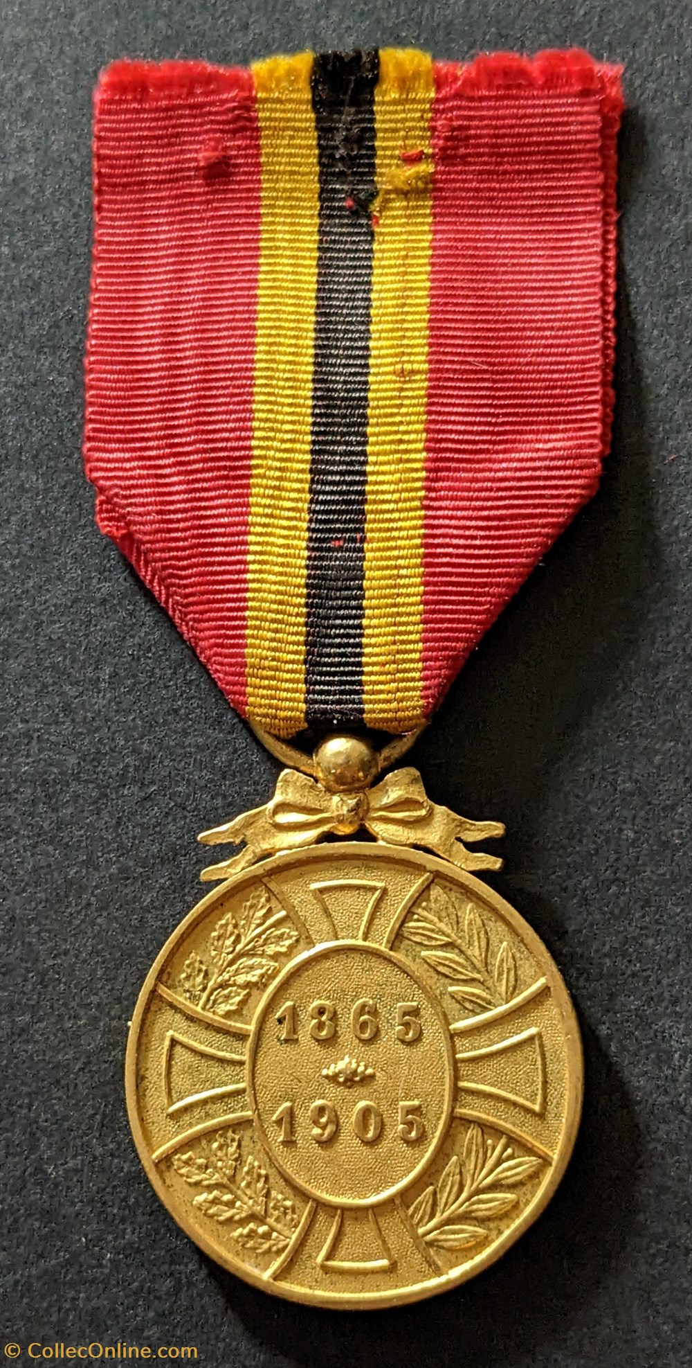 Médaille commémorative du règne du roi Léopold II - type 1 medailles belgique medaille commemorative du regne du roi leopold ii type 1