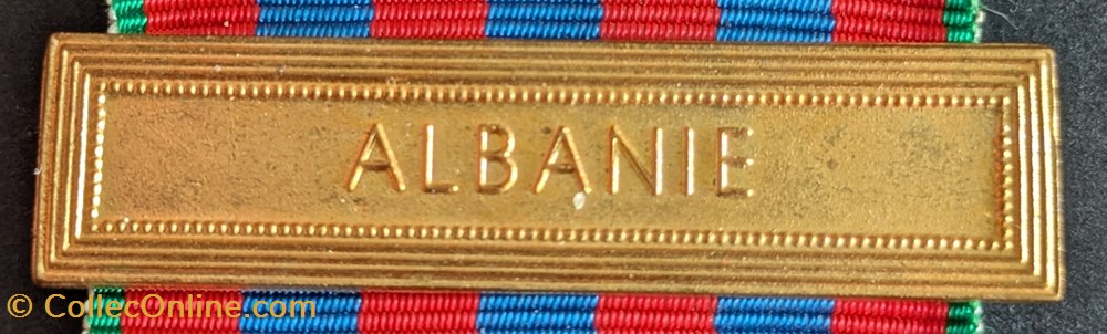 medailles medaille commemorative francaise albanie