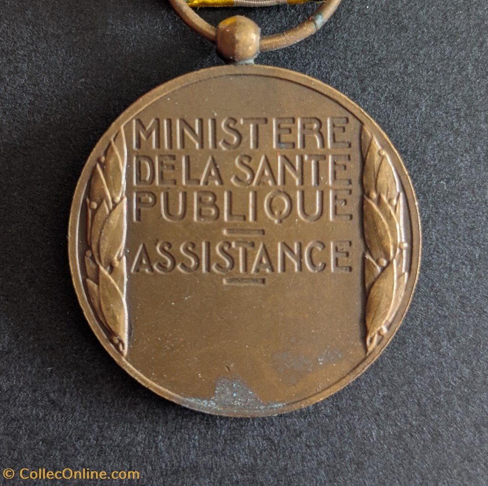 medailles france medaille honneur de assistance publique modele n 2
