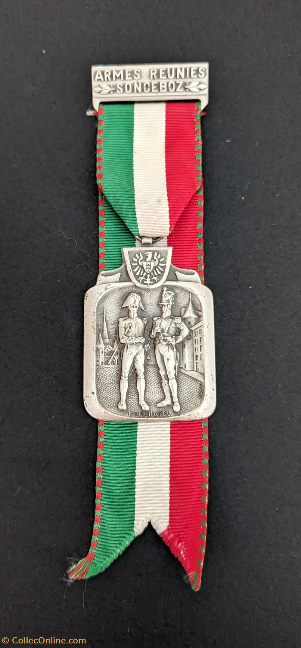 medailles suisse medaille du tir des armes reunies de sonceboz