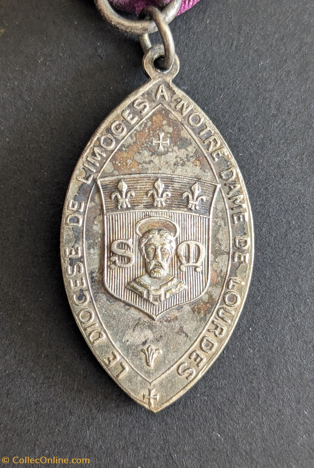 medailles france medaille du pelerinage a lourdes du diocese de limoges