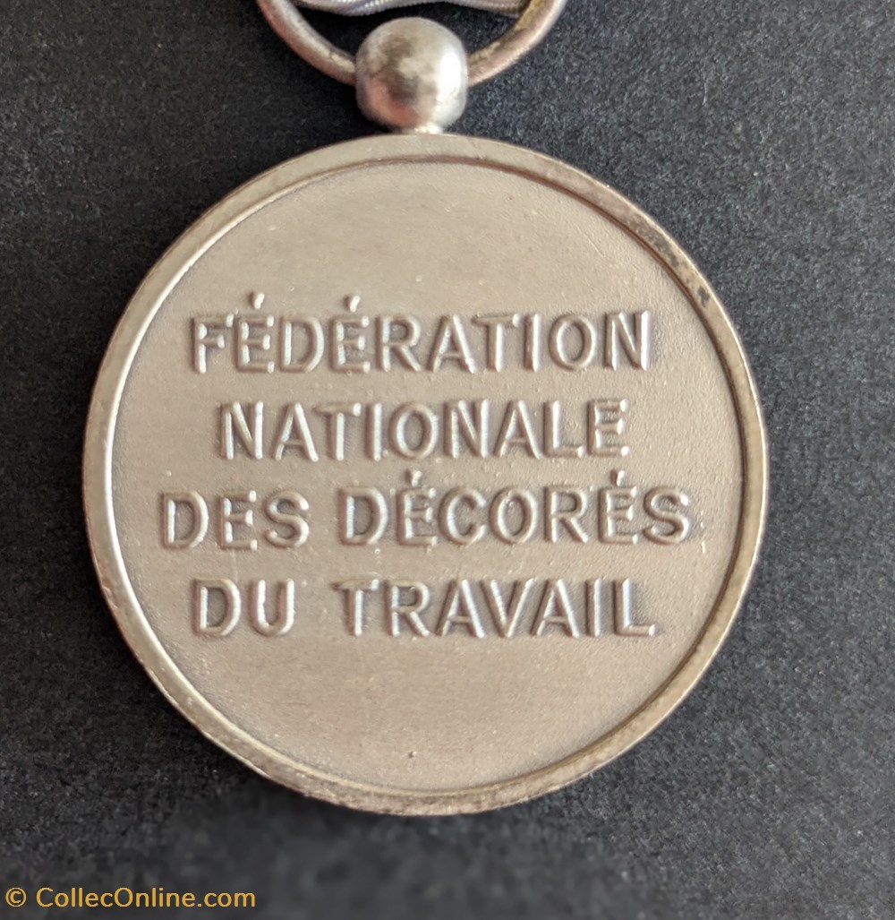 medailles france medaille de la federation nationale des decores du travail
