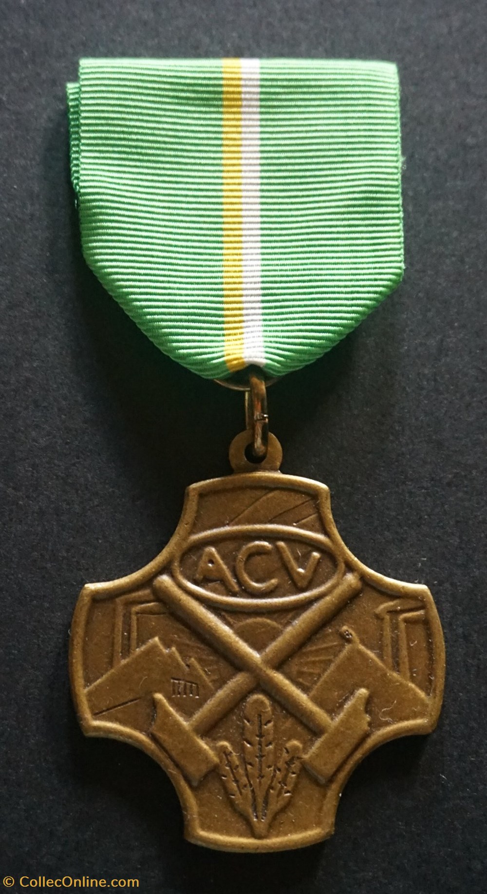 medailles belgique pro medaille de la confederation des syndicats chretiens et de industrie metallurgique