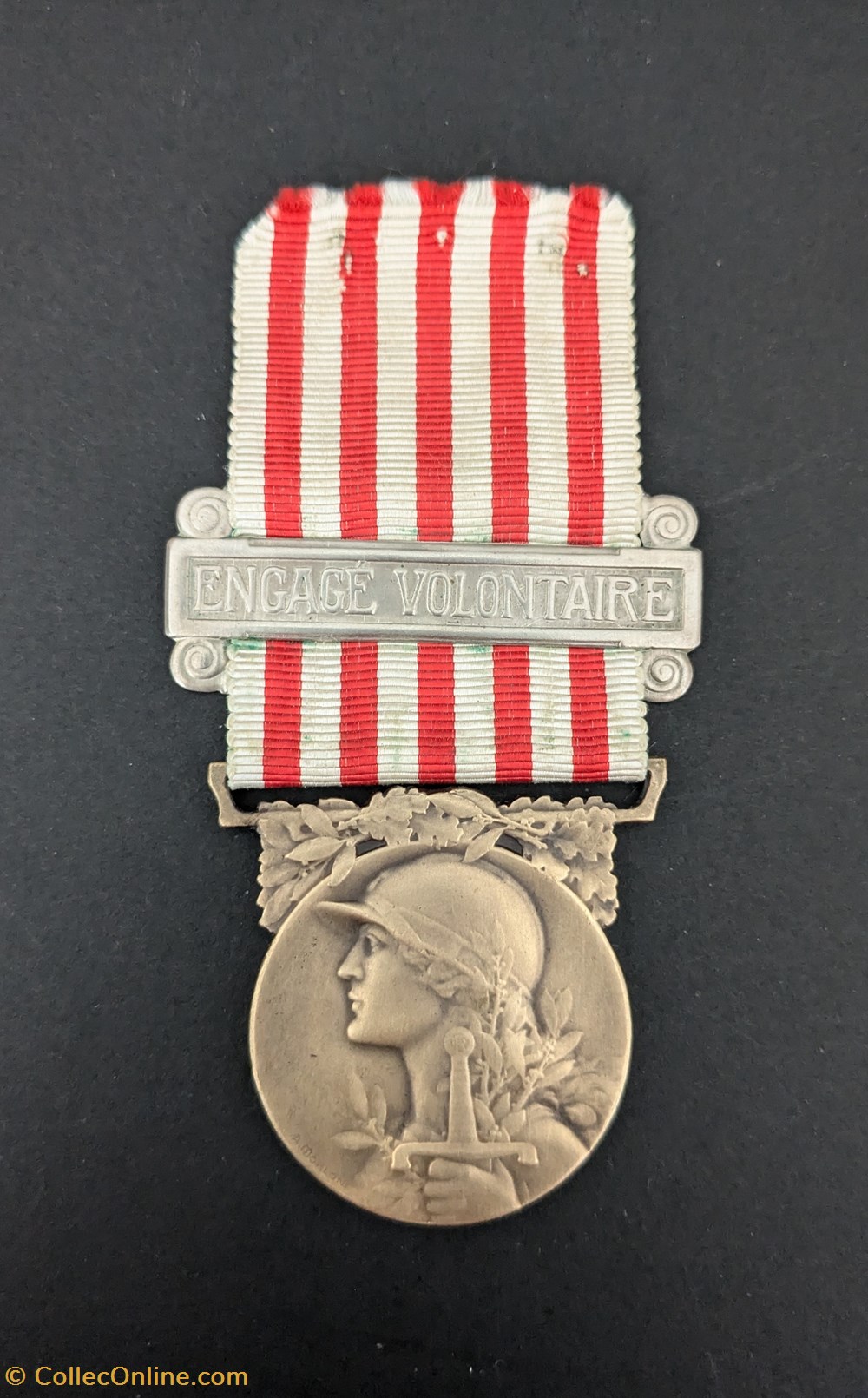 Médaille commémorative française de la Grande Guerre - ENGAGE VOLONTAIRE medailles france medaille commemorative francaise de la grande guerre engage volontaire