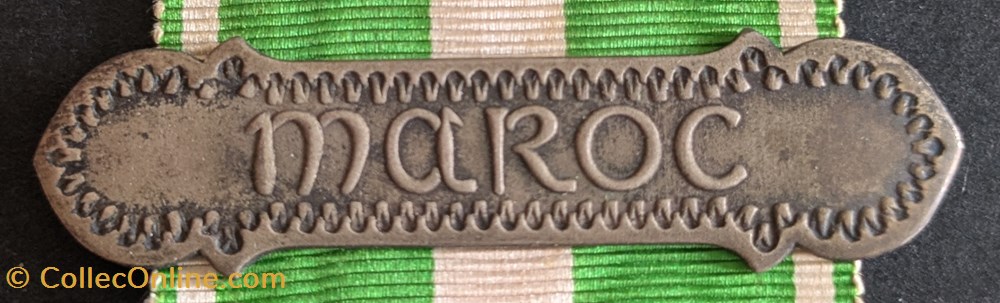 Médaille nationale commémorative des opérations effectuées au Maroc - MAROC 2 medailles france medaille nationale commemorative des operations effectuees au maroc maroc