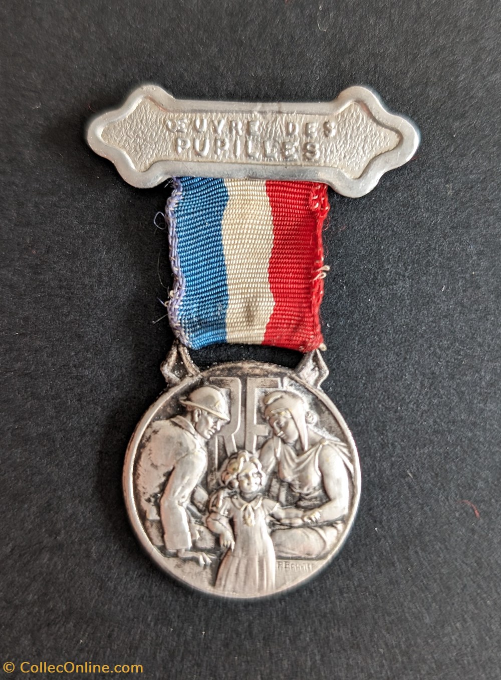 medailles medaille de l oeuvre des pupilles des sapeurs pompiers francais 1937