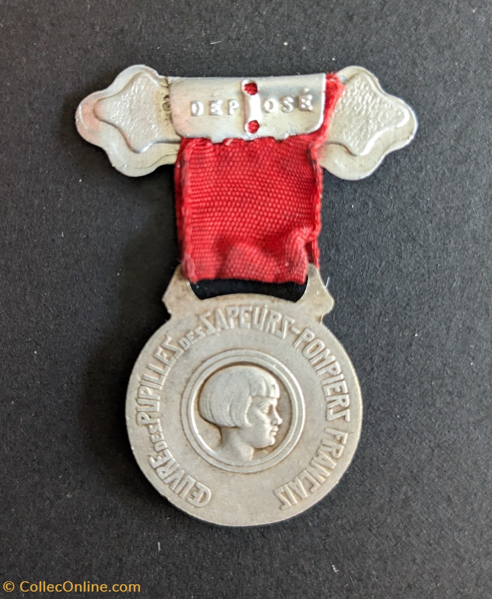 medailles medaille de l oeuvre des pupilles des sapeurs pompiers