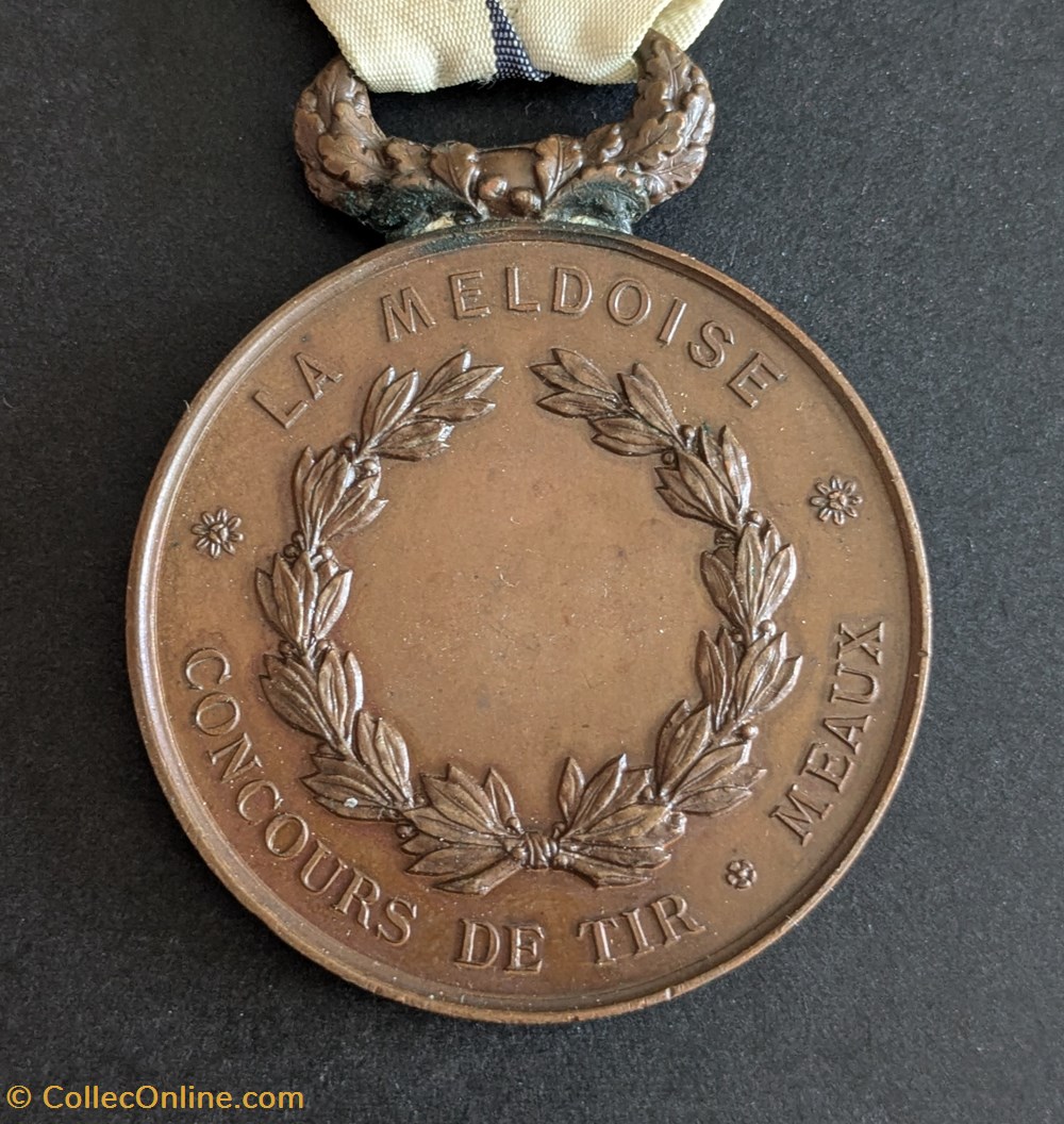 Médaille du concours de tir de la Meldoise medailles france medaille du concours de tir de la meldoise