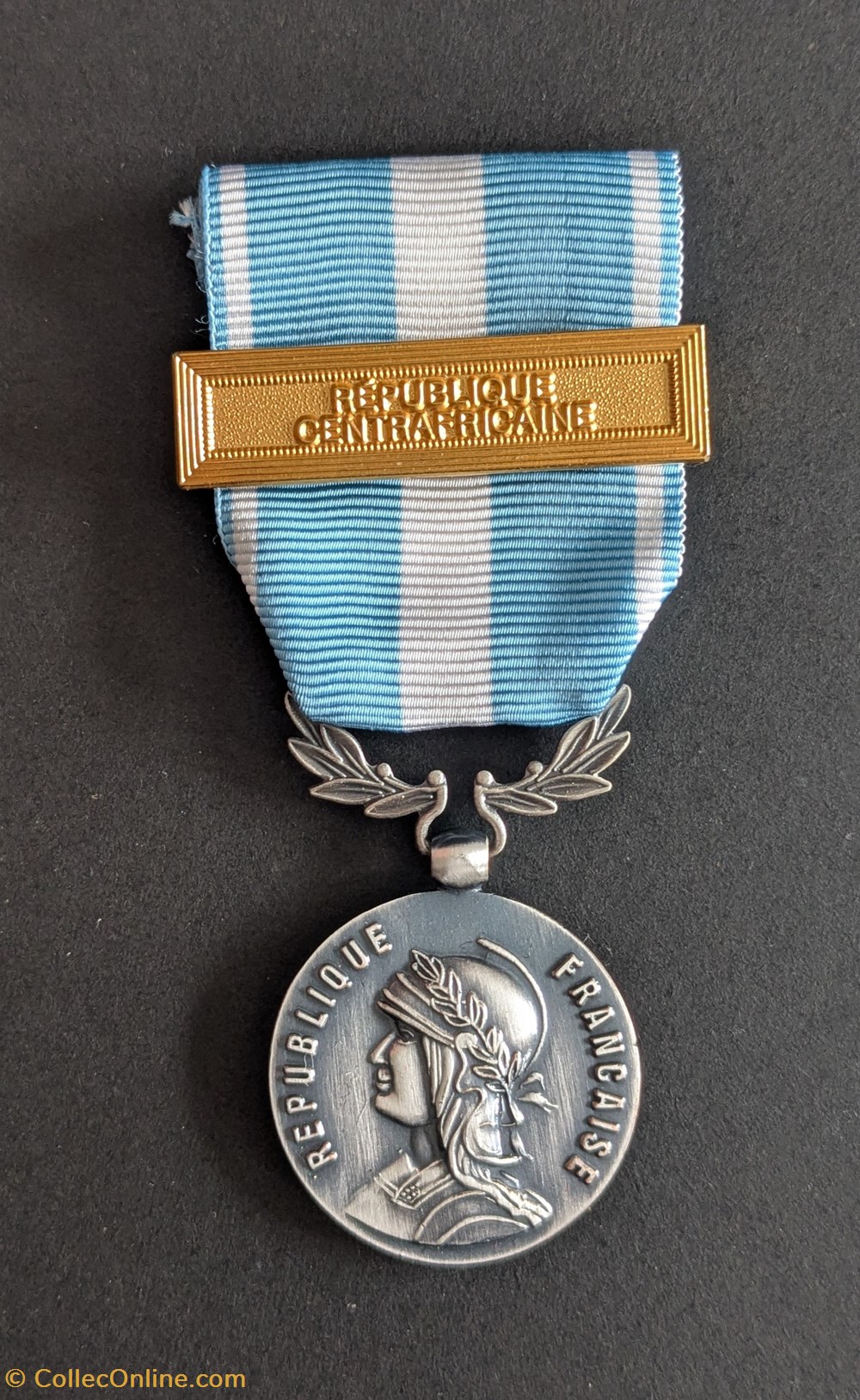 medailles medaille outre mer republique centrafricaine