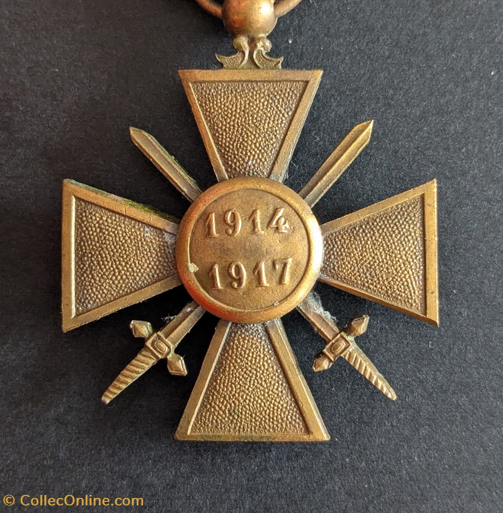 medailles croix de guerre 1914 1917