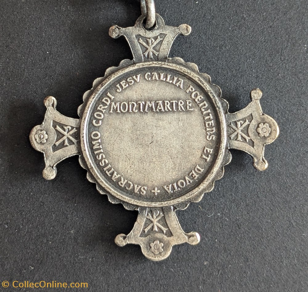 medailles medaille de l adoration du sacre coeur de montmartre