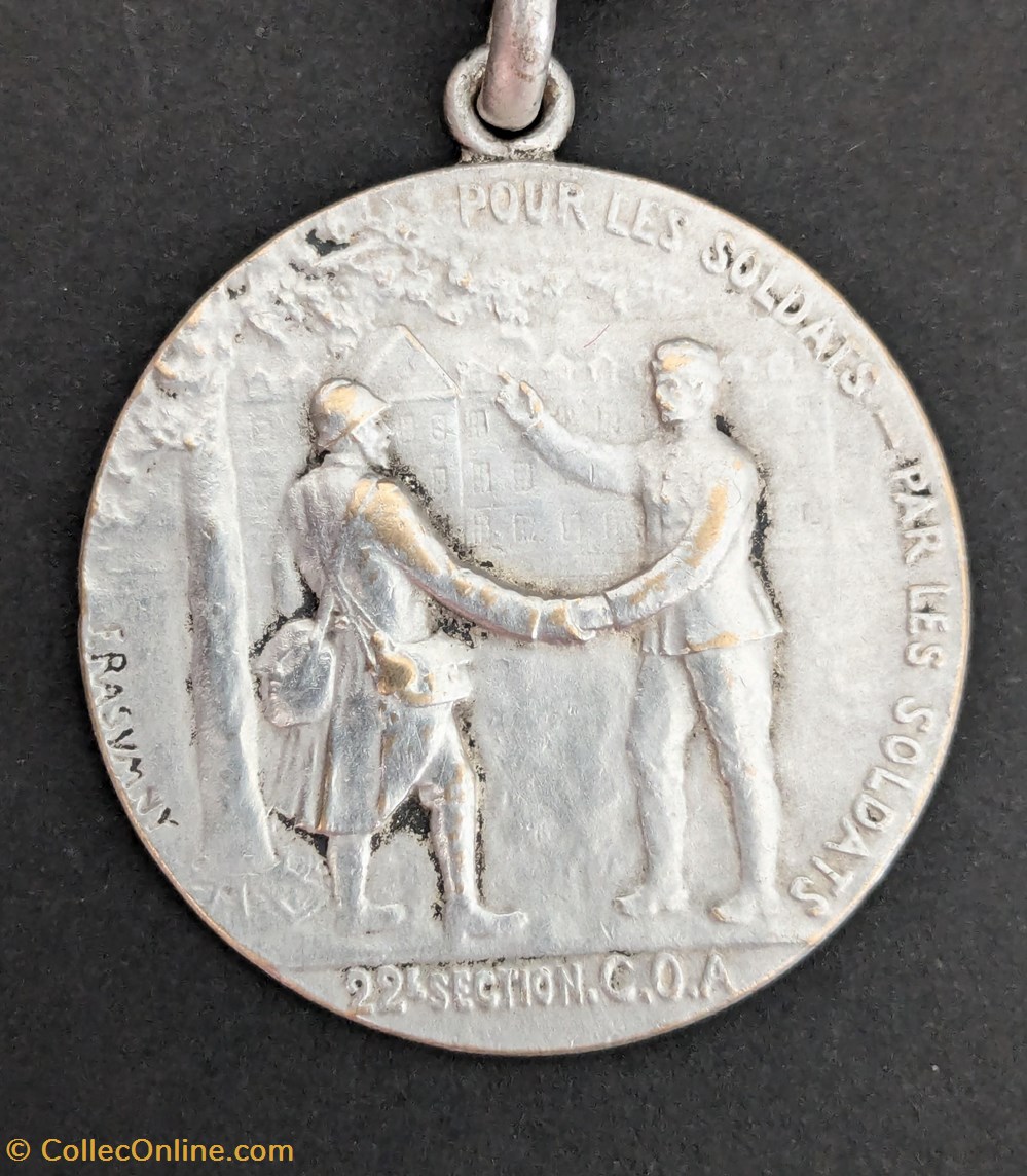 Médaille de l'oeuvre des parrains de Reuilly 2 medailles medaille de oeuvre des parrains de reuilly