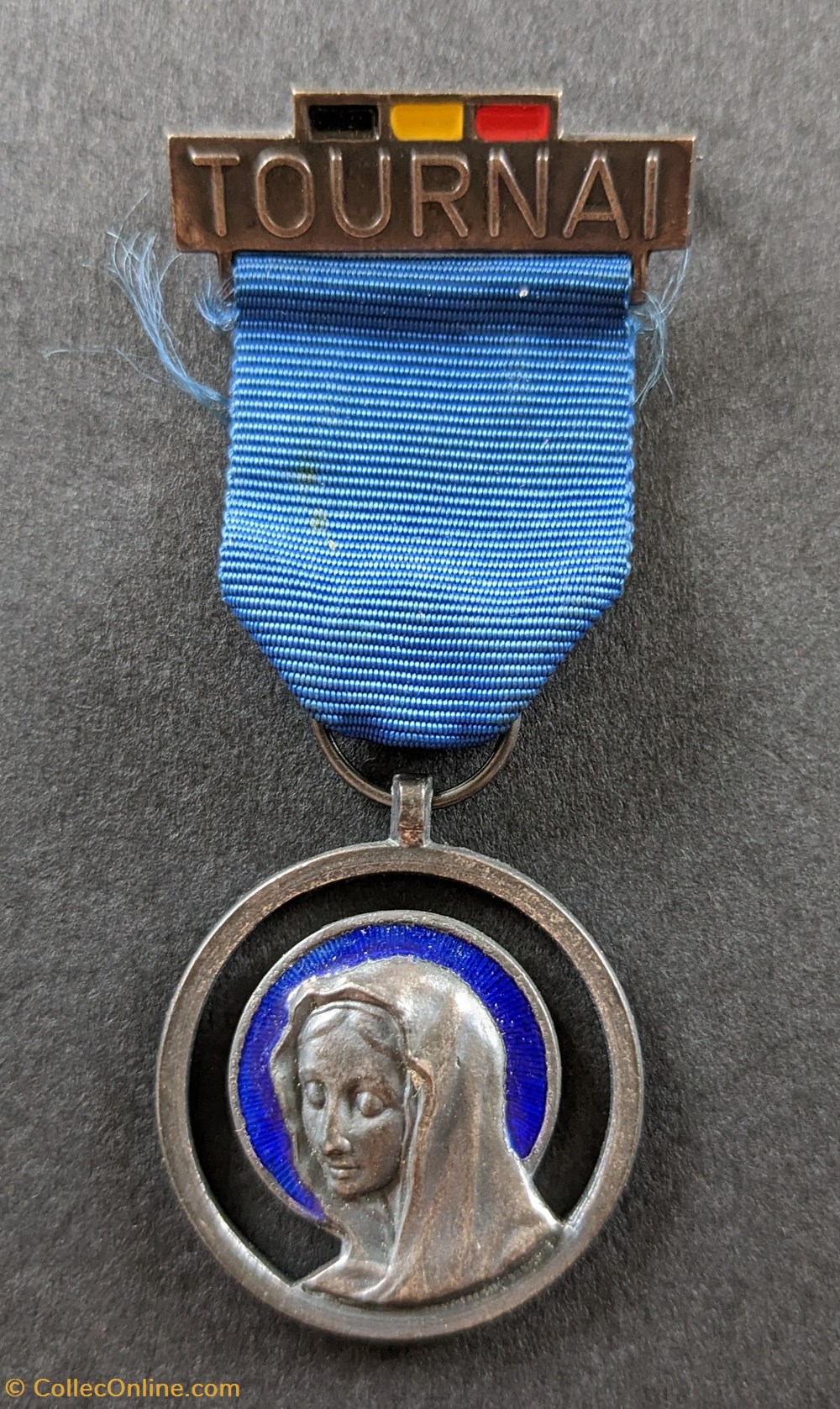 medailles belgique rel medaille du pelerinage du diocese de tournai a lourdes