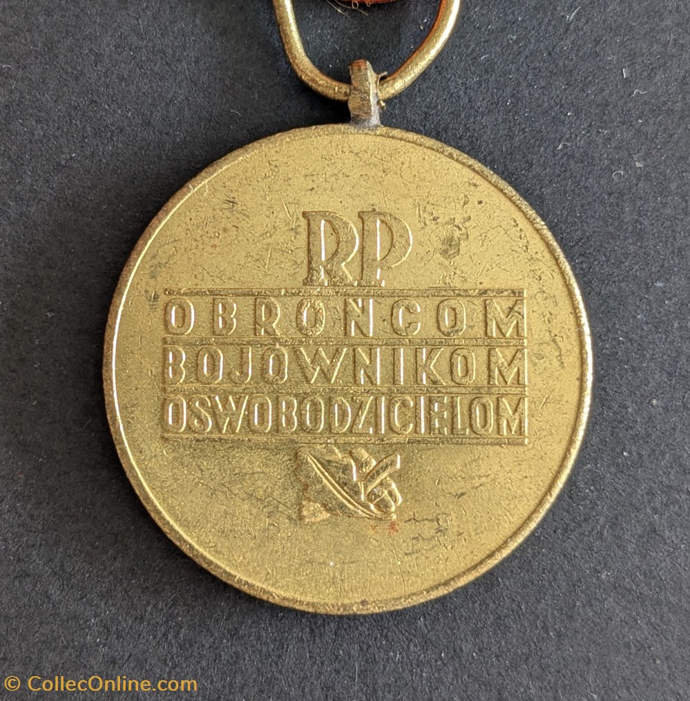 G2 - Médaille de Varsovie 1939-1945 medailles pologne g2 medaille de varsovie 1939 1945