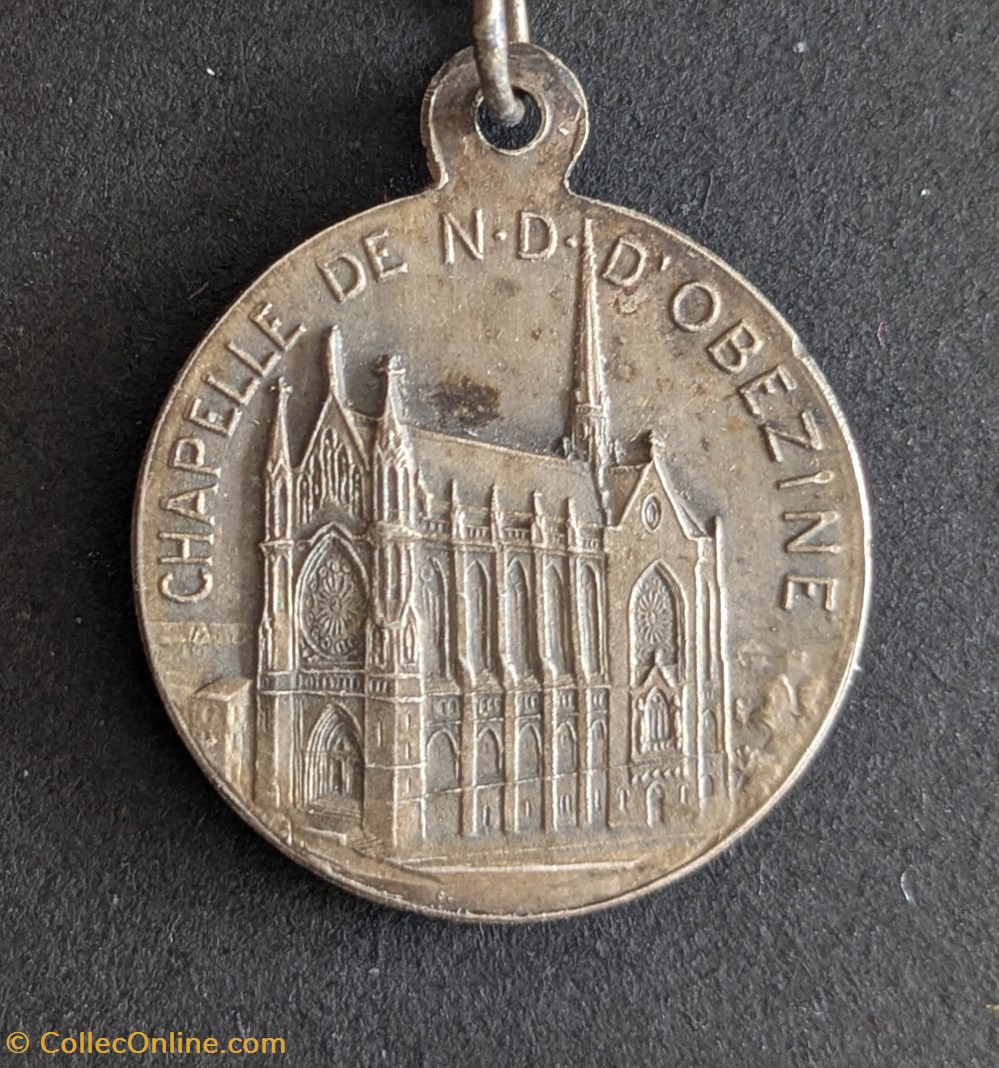 medailles medaille de la chapelle notre dame obezine