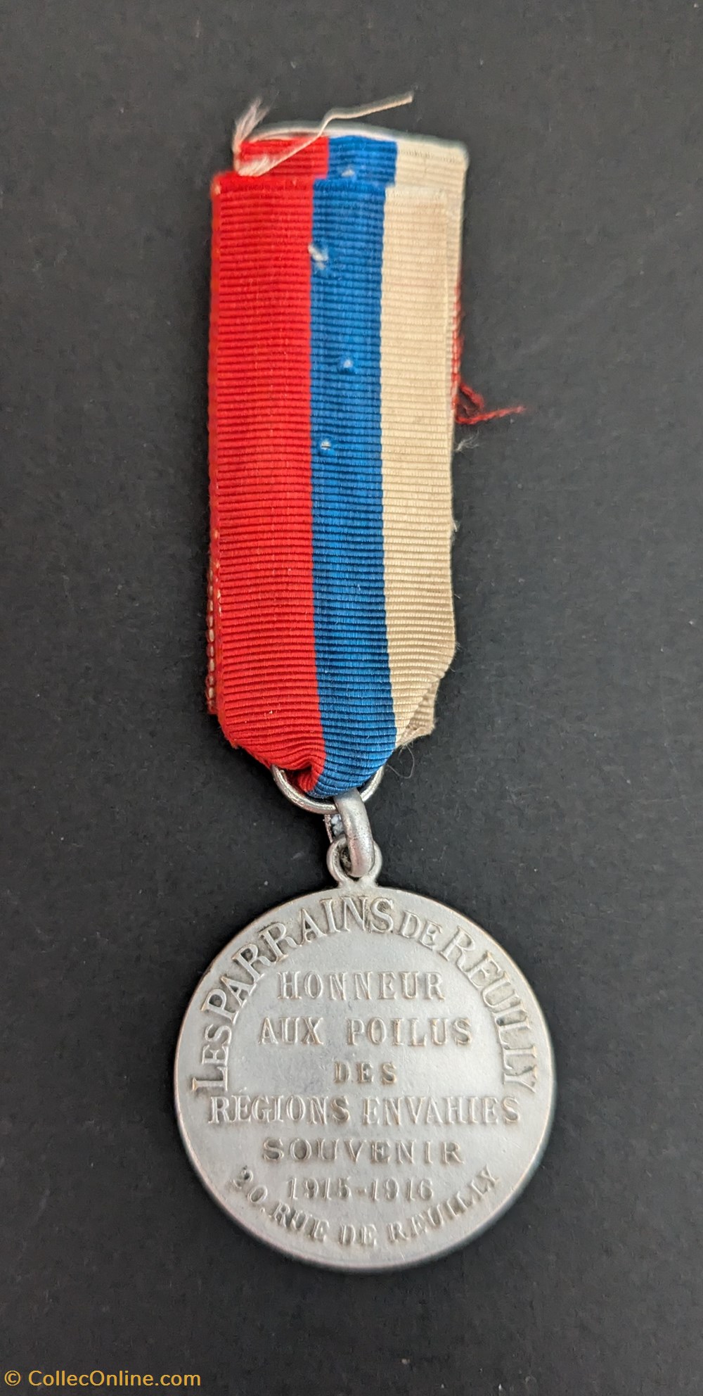 Médaille de l'oeuvre des parrains de Reuilly 3 medailles medaille de oeuvre des parrains de reuilly