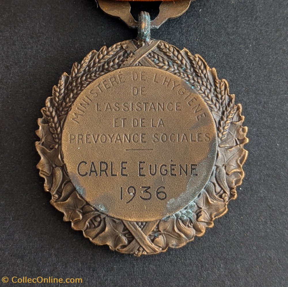 medailles france medaille de la prevoyance sociale