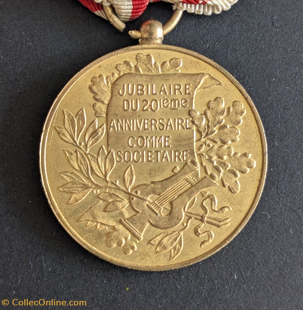 medailles france medaille de la federation des societes catholiques de chant et de musique d alsace