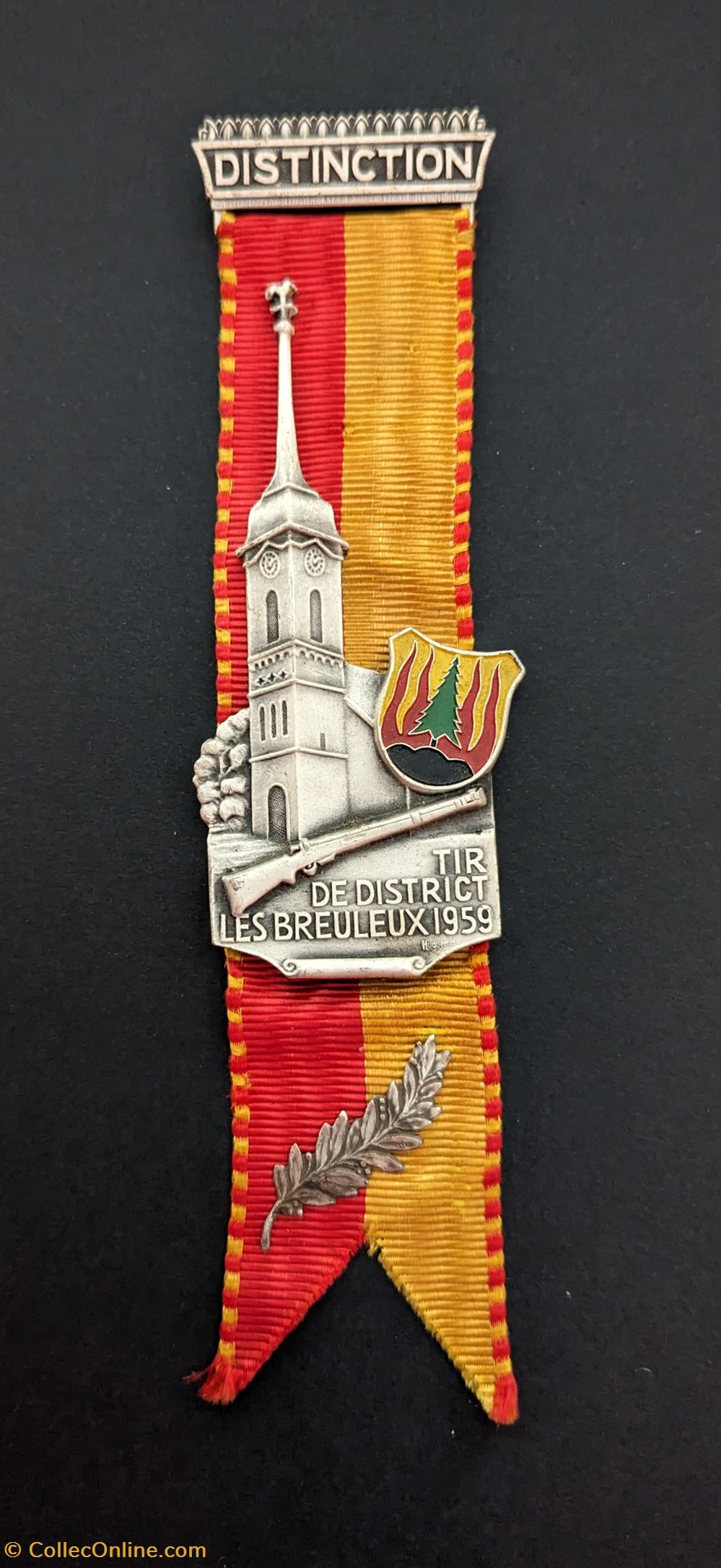 Médaille de tir du district de Les Breuleux medailles suisse medaille de tir du district de les breuleux