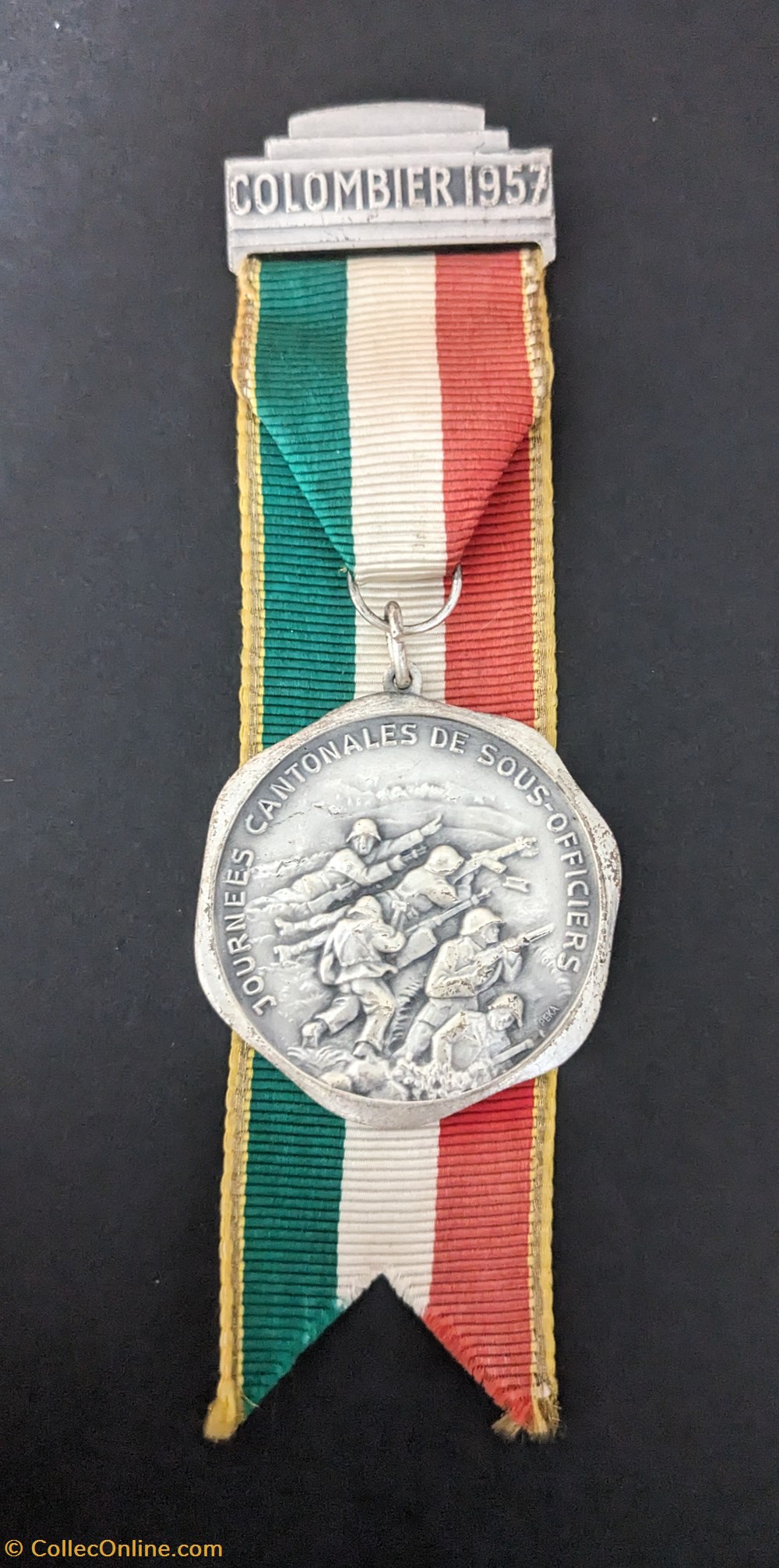 medailles suisse medaille des journees cantonales de sous officiers de colombier