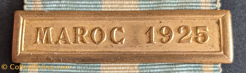 Médaille Coloniale - MAROC 1925 2 medailles france medaille coloniale maroc 1925