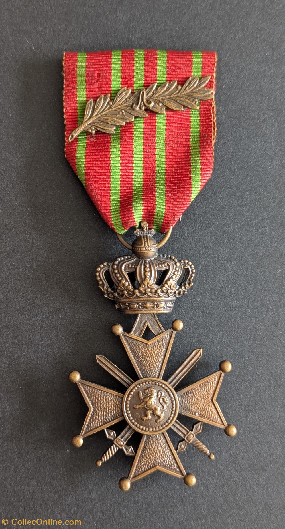 medailles belgique g1 croix de guerre 1914 1918 variante 2