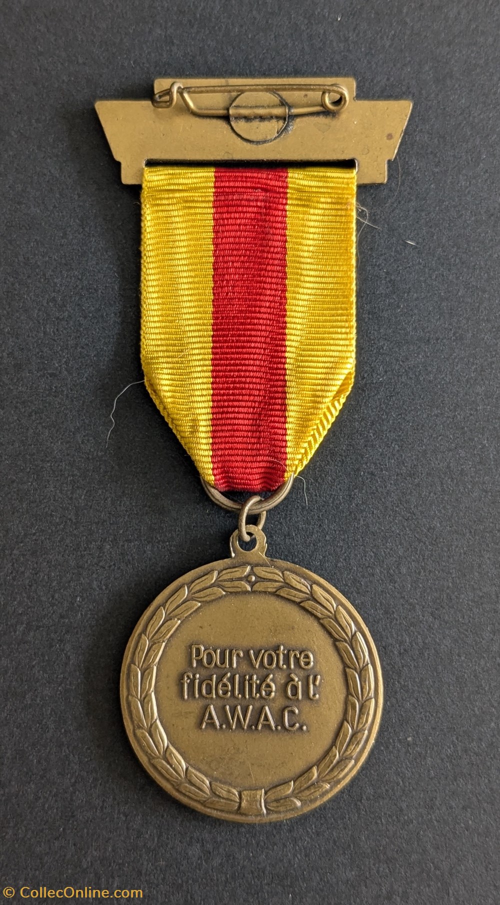 Médaille de l’Association Wallonne des Anciens combattants medailles medaille de l association wallonne des anciens combattants